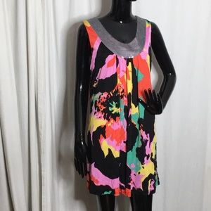 SoCa St. John lightweight colorful dress w/sequins